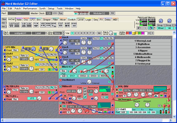 Clavia Nord Modular G2 Editor Software