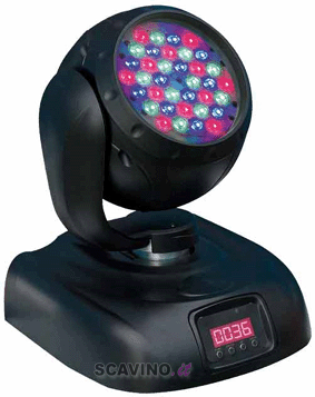 MX COLOR108 - Testa mobile con led da 3W